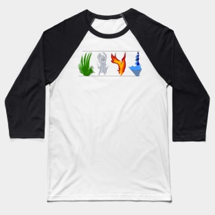 The 4 Elements Baseball T-Shirt